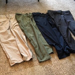 LULULEMON ABC PANTS (FOUR PAIRS) - PRICE NEGOTIABLE